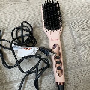 Lange Pink Hair Straightening Brush